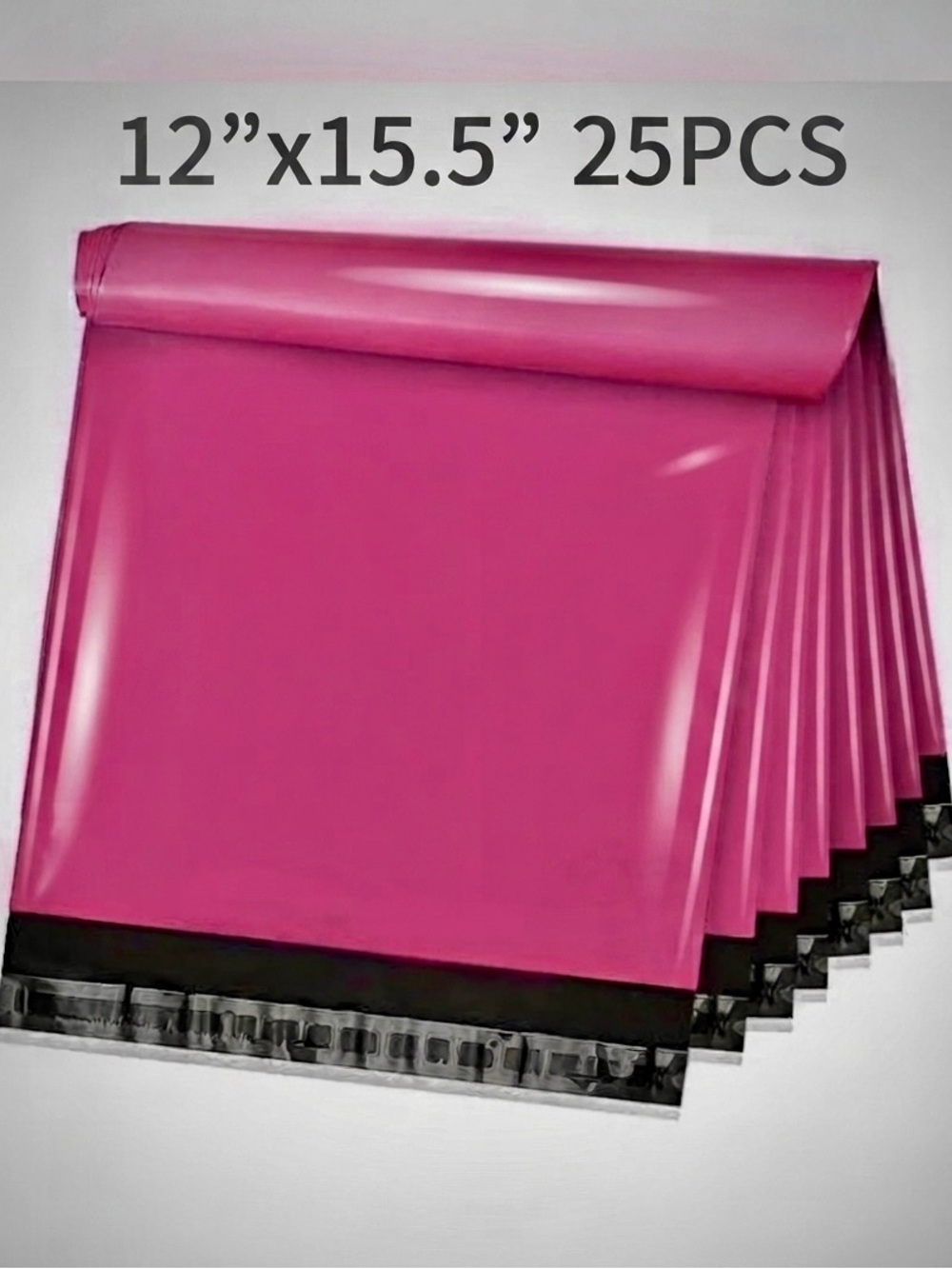 25PC L Poly Mailers 12”x15.5”